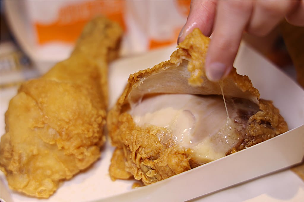 高雄美食-德州小騎士(新光左營門市) 人生第一口脆皮炸雞!? 090A9148