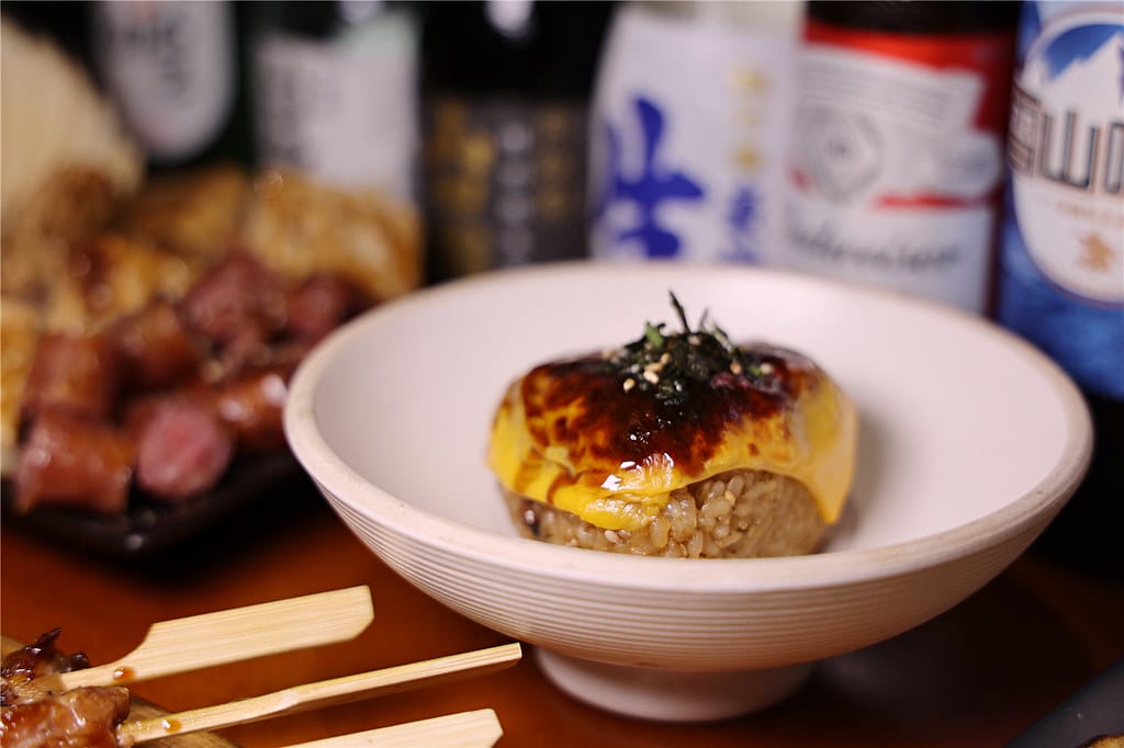 雲林美食-酒窩焼き鳥 招牌起司烤飯糰丨宵夜場不敗的人氣選擇~ 090A0982