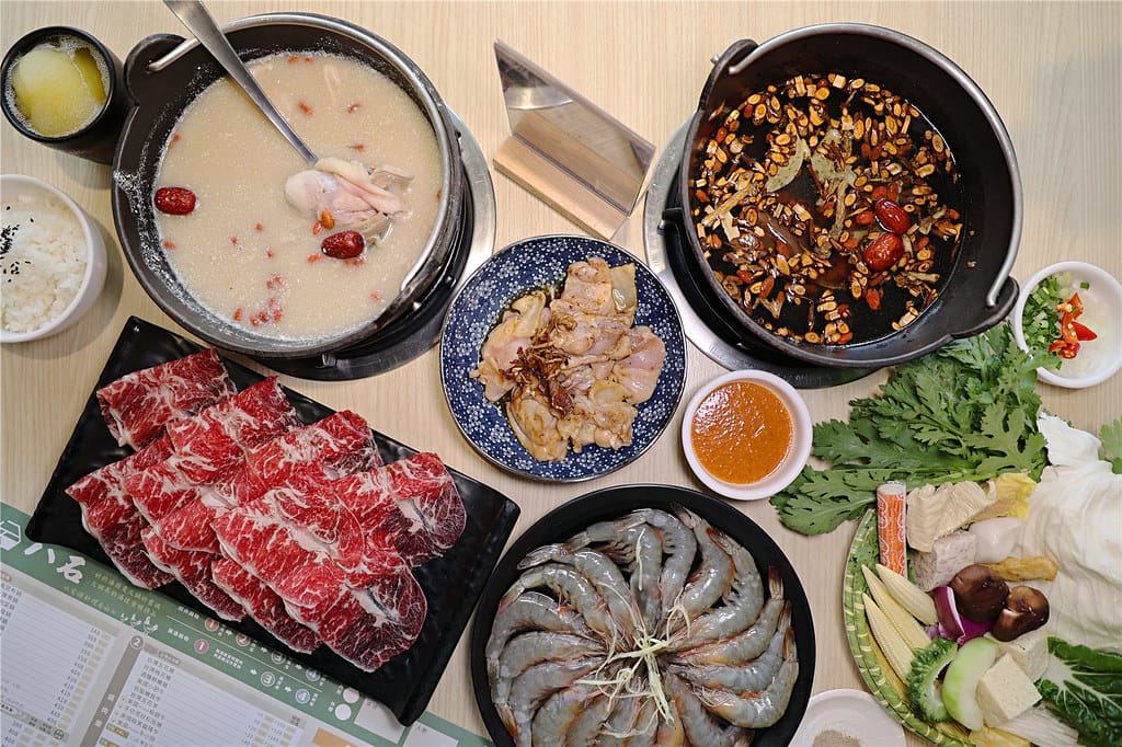 嘉義美食-八石什鍋(嘉義店) 食補火鍋湯頭的專家丨飲料.蔬菜 090A1089