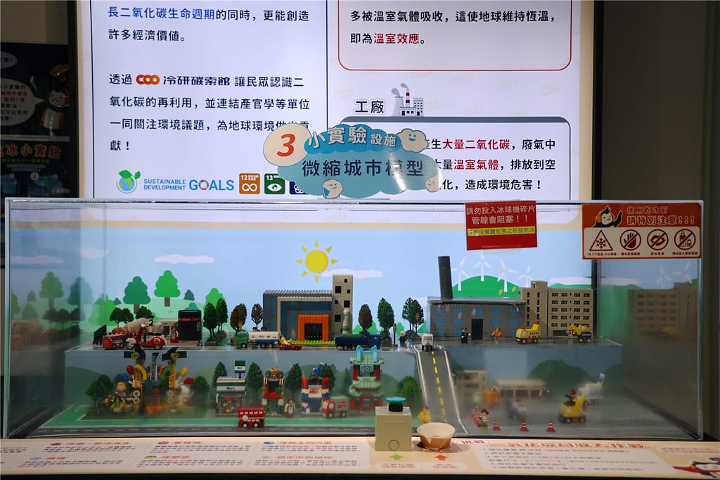 嘉義旅遊-冷研碳索館 全台首座二氧化碳教育體驗場丨乾冰曝布超