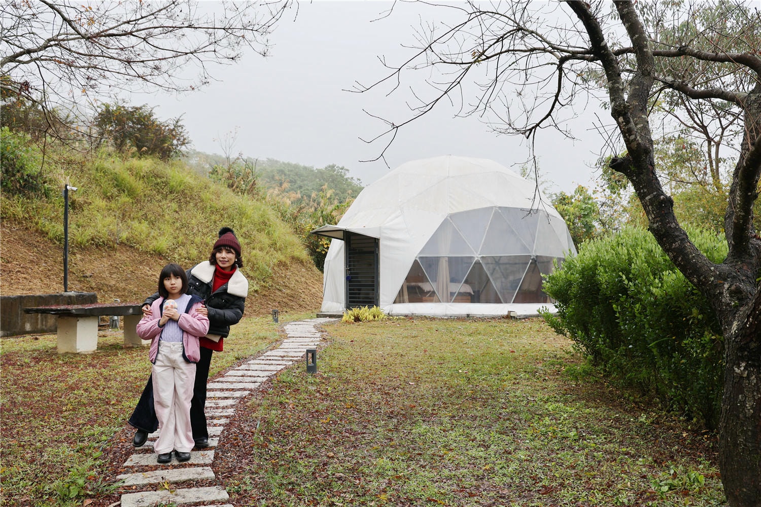 桃園住宿-山裡生活自然休閒農場 深山裡的頂級野人生活丨豪華星球星空帳篷